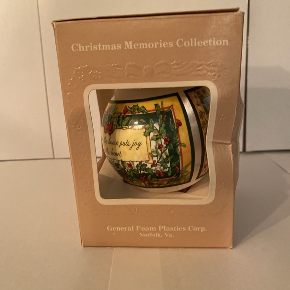 Christmas Memories Collection 1981 Satin Ornament Christmas Village - Picture 2 of 4